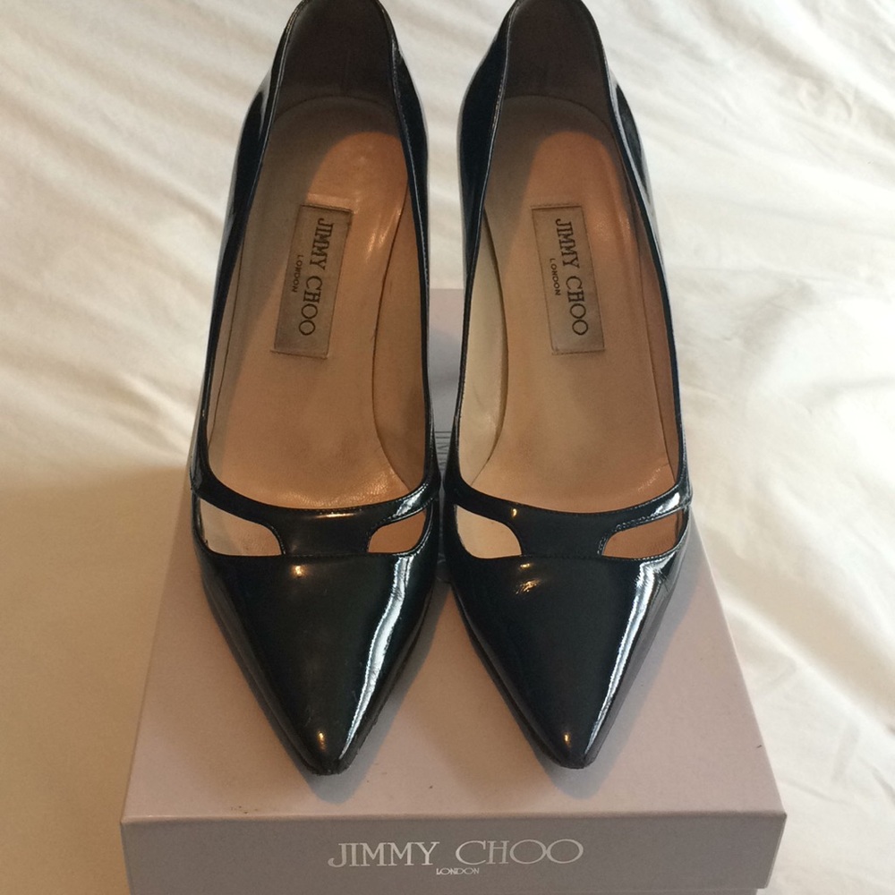 Jimmy Choo Margo patent leather heels 38.5